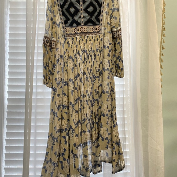 RARE Bold Blooms Free People dress - Picture 8 of 9